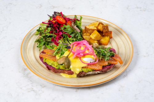 Salmon Gravlax & Avocado Toast