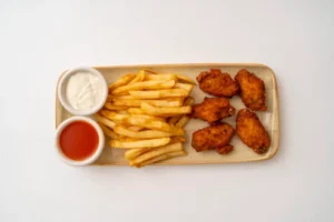Buffalo Wings & Fries – 5pcs