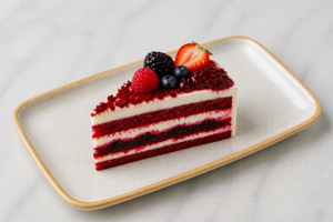 Forest Fruit Red Velvet Cake