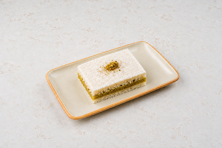 Pistachio Tresleches With Cocoanut