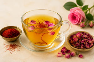 Saffron Rose Herbal Tea