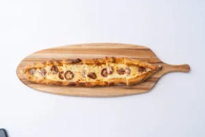Sujuk and Cheese Pide