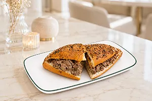 Turkish style Beef (Kavurma)Sandwich