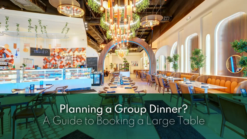 Planning a group dinner reservation at Moda Cafe for memorable gatherings.